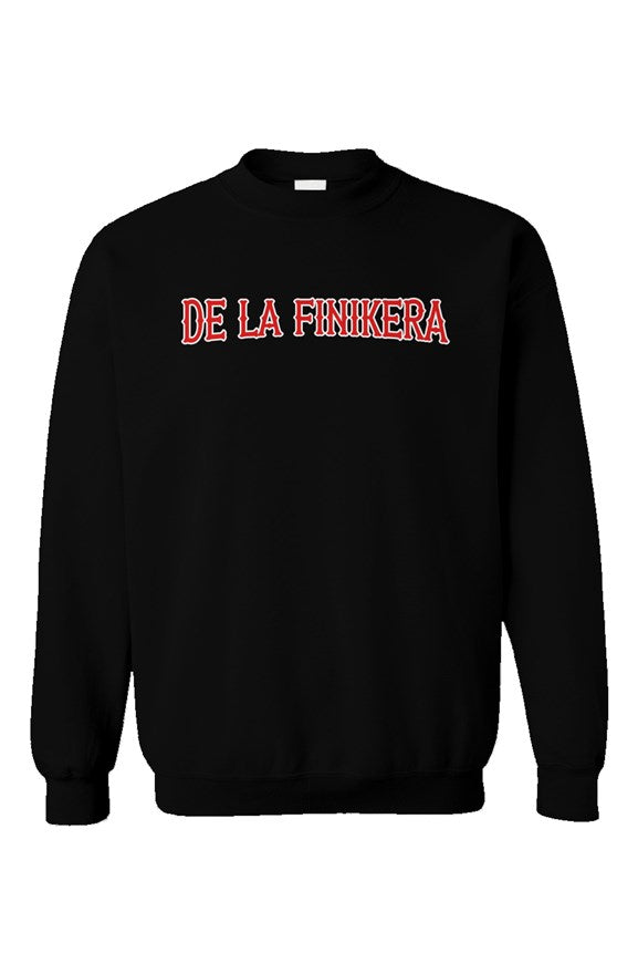 Unisex Gildan Crewneck De La Finikera Black